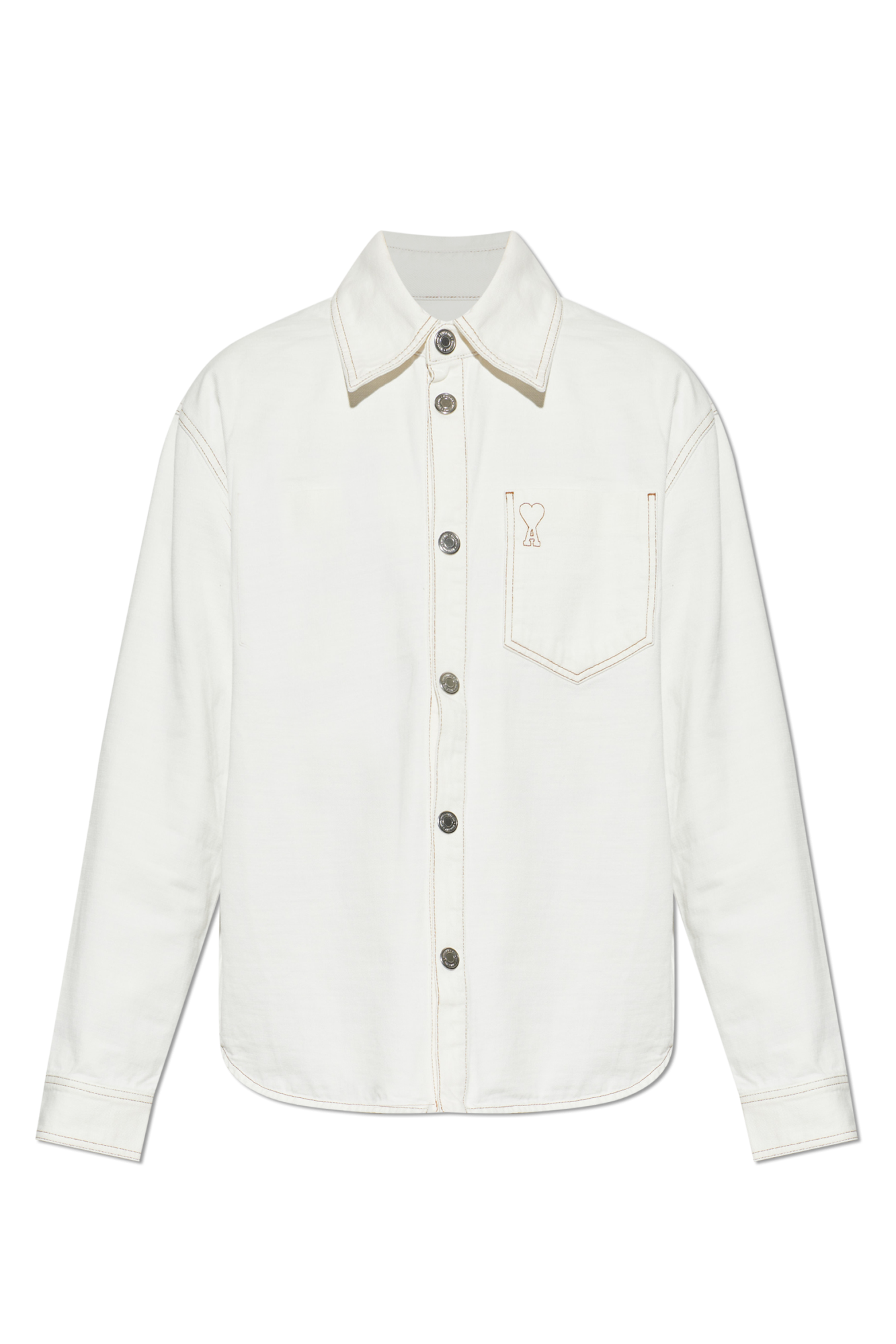 AMI Alexandre Mattiussi シャツ 40 Ami Alexandre Mattiussi Denim shirt with pocket | Men's | Vitkac